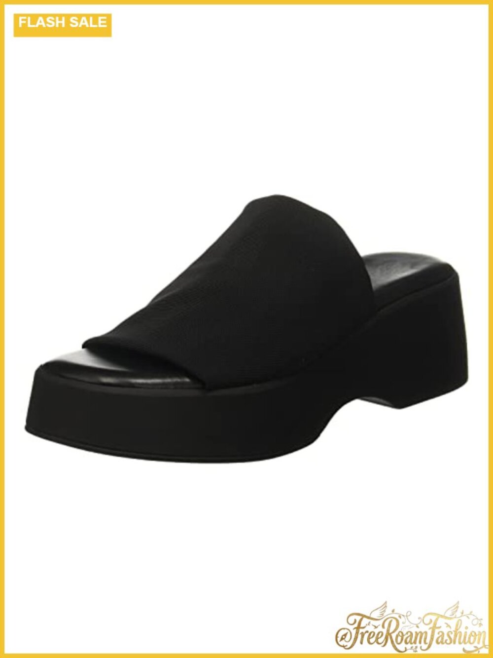 Womens Platform Wedge Slide Sandals Open Toe Slip On EVA Memory Foam